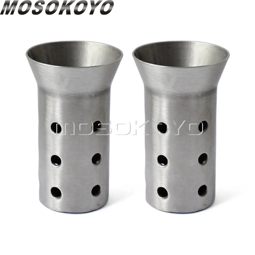 

2 Pcs 51mm Exhaust Muffler Silencer Can Removable DB Killer Insert Baffle Universal for Harley Cafe Racer Honda Suzuki