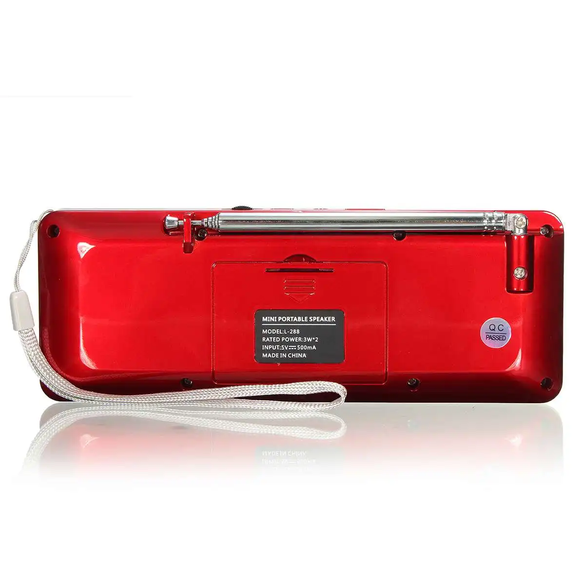Высокое качество lcd FM радио мини портативный стерео динамик MP3 музыкальный плеер Micro TF карта USB звуковые колонки AUX DC 5 В