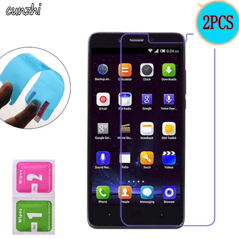 

2PCS Soft Ultra Clear TPU Nano-coated Tempered Explosion proof Screen Protector Film For Elephone P6000