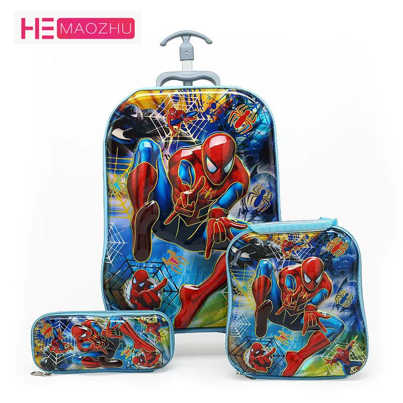

Kids School Bag for Luggage Suitcase for Girls Children Rolling Travel School Bags Bags School Backpack with Wheels Wheeled Bag