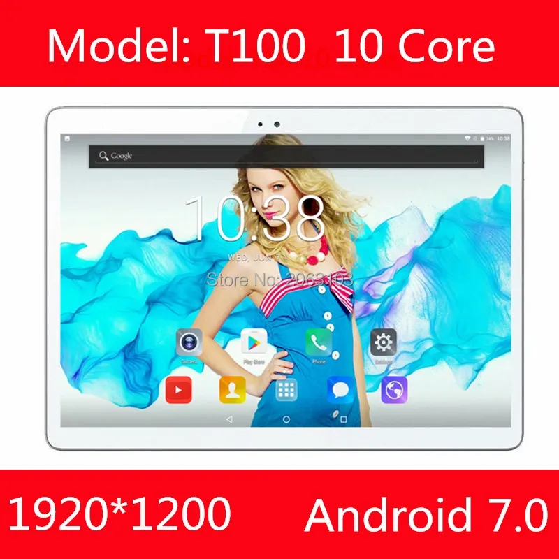Free Shipping 2017 Newest MTK6797 Octa Core 3G 4G Phone Call 10 inch Tablet PC 4GB