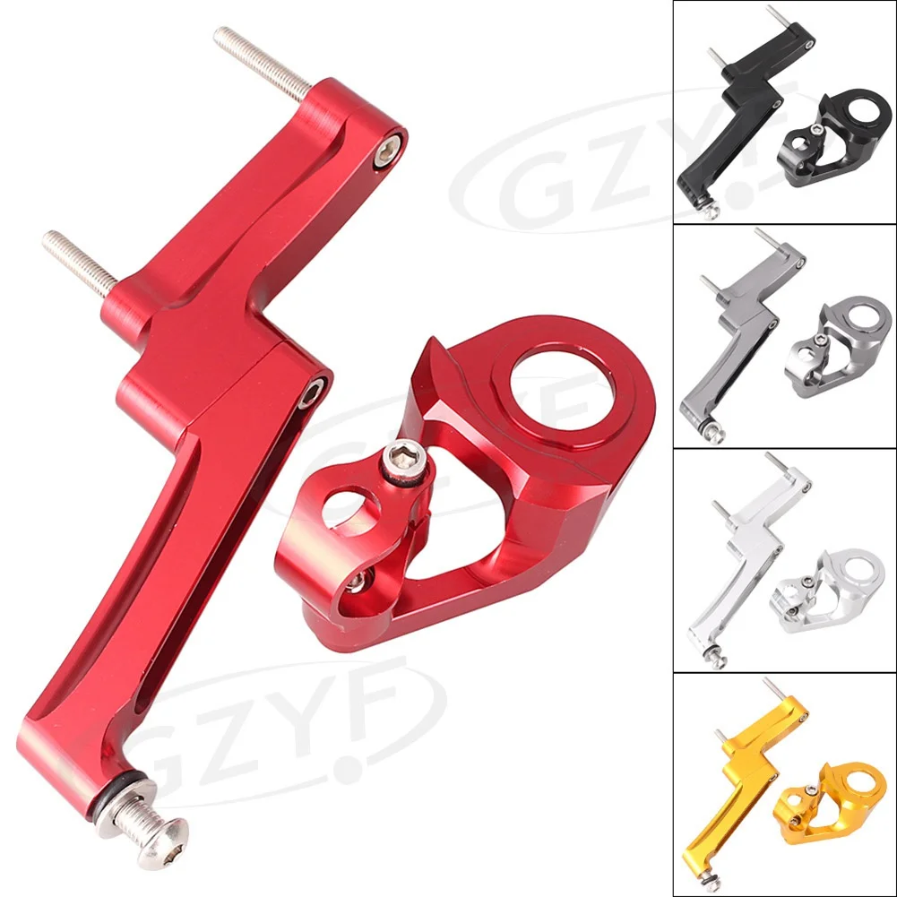 CNC Motorcycle Steering Damper Stabilizer Bracket Mounting Holder Set for Suzuki Hayabusa