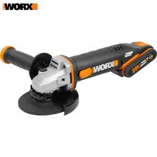 Угловая шлифмашина аккумуляторная WORX WX803 1 x 2,0Ач /1 x 4,0 Ач кейс