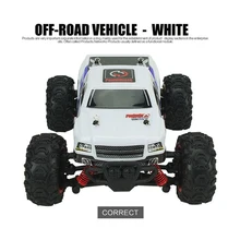 40KM/H High Speed RC Car 1:24 2.4Ghz Full Proportional RC Car 4WD Off Road Racer RTR RC Moster truck Car Toy for child best gift