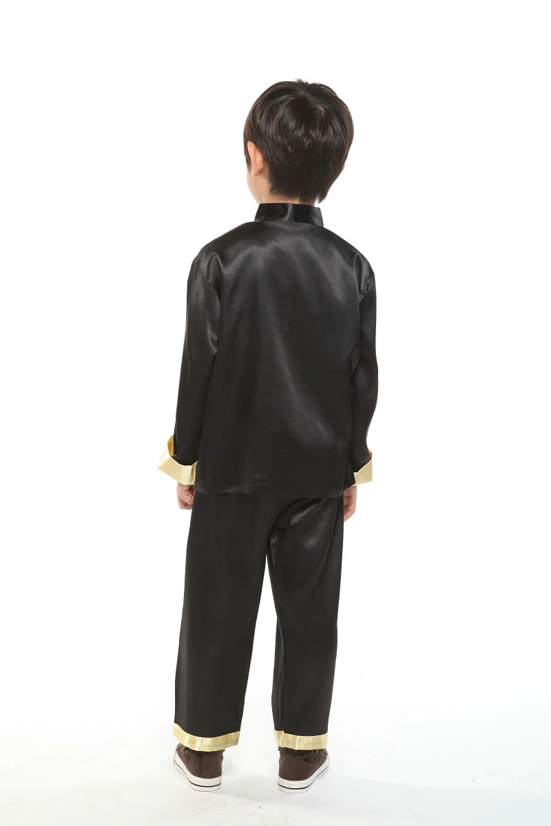 Shanghai Story Chinese traditional embroider dragon sets for boys Chinese style boy's kungfu suit sets Martial Arts Sets