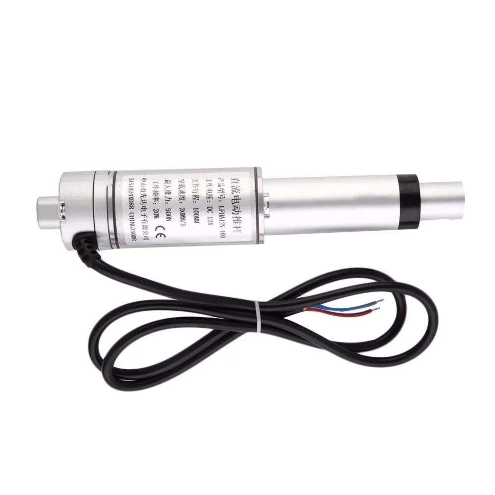 Motore 12 V Attuatore Lineare 00N 100 мм corsa elettrico multi funzione a corrente forua Corsa Pesante Duty 5 asta tele|Двигатель