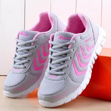 2017 Women Casual Shoes New Fashion Women Shoes Breathable Mesh Sneakers Female Tenis Feminino Vulcanize White Shoes