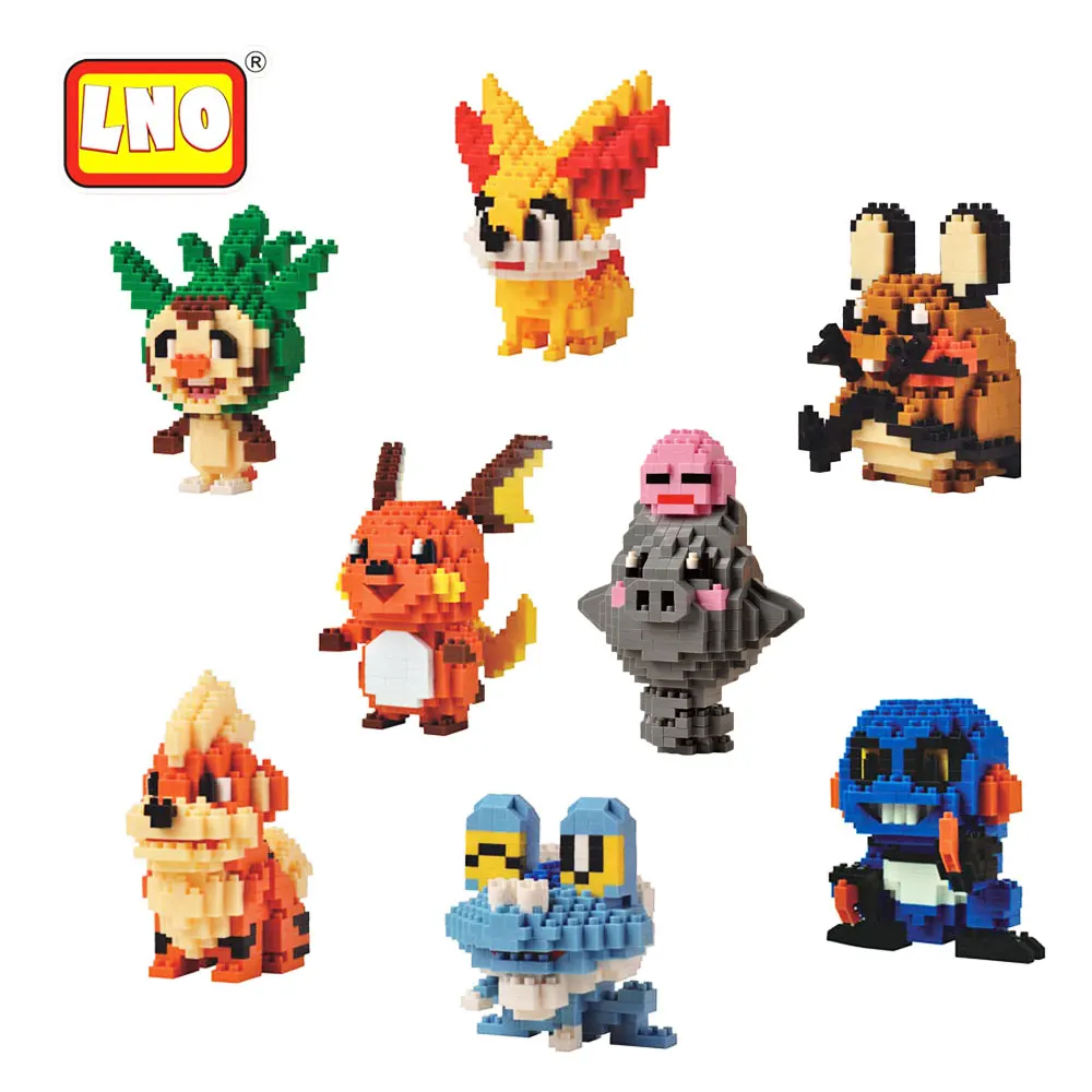 LNO 2017 Japan Cartoon Pikachu Diamond Action Figures Nano Blocks DIY Assembly Model Toys Micro Building Bricks Christmas Gifts LNO 2017 Japan Cartoon Pikachu Diamond Action Figures Nano Blocks DIY Assembly Model Toys Micro Building Bricks Christmas Gifts