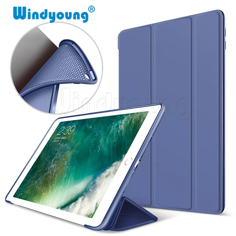

Case for iPad 2 3 4 Case Silicone Soft Back Folio Stand with Auto Sleep/Wake Up PU Leather Smart Cover for iPad 3 4 2 Case