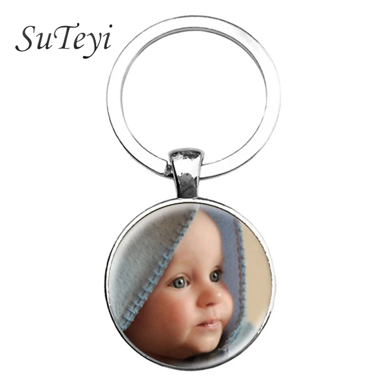 SUTEYI Personalized Photo keychain Custom Key Chain Photo of Your Baby Child Mom Dad Grandparent Loved One Gift for Family Gift|key chain photo|photo keychaincustom key chain - AliExpress
