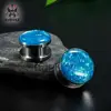 KUBOOZ – anneau de Piercing en acier inoxydable, 2 pièces, bouchon de Tunnel d'oreille, Piercing du corps, bijoux extenseur, jauges, mode boucle d'oreille, cadeau ► Photo 2/6