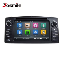 Josmile 2 Din dvd-плеер автомобиля для Toyota Corolla E120 BYD F3 2000 2005 2006 радио мультимедиа головное устройство стерео GPSNavigation аудио