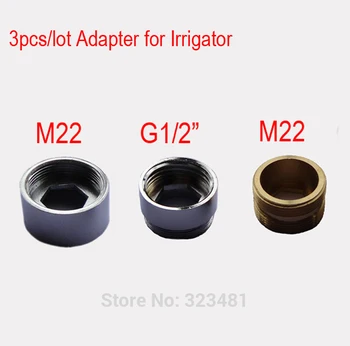 

3pcs/lot Brass Faucet Connector Adapter for Irrigation M22 G1/2" M24 Connector Accessories Oral Irrigator Dental Floss