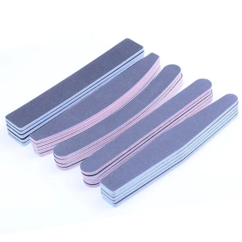 

Black Nail files professional 5 Pcs/Lot nail file 100/180 Nails Sanding Files Polish Buffer Block Manicure