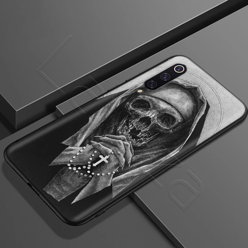 Чехол Lavaza с черепом и надписью Death Grim для Xiaomi 9T Pro CC9 A3 Redmi K20 7A Huawei Honor 20 9X P20 Lite Nova 5i