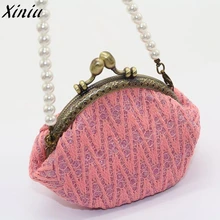 Для женщин сумка мини кошелек Лидер продаж для девочек Вязание тонкая детская Кошелек для монет держателя карты портмоне клатч женский Сумки