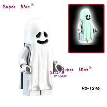 1 шт. модель строительные блоки действие Vitruvius The Horror Тема Хэллоуин лунный свет призрак зомби diy игрушки для детей подарок