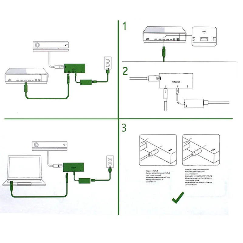 EastVita питания AC адаптер для xbox один тонкий/One X для Kinect Adapter Питание Kinect 2,0 Сенсор для windows 10/8. 1/8