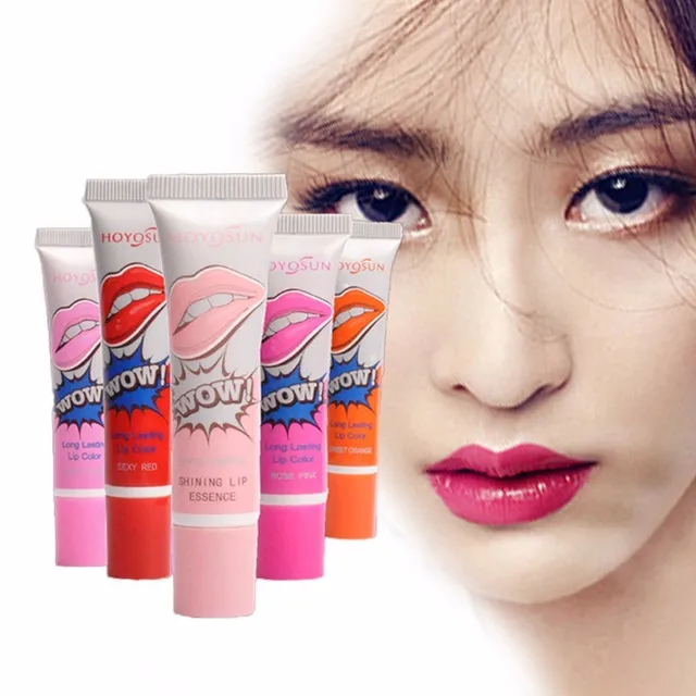 Long Lasting Glos 6 pcs/un lot Romantique Ours Facile Peel Off Étanche À Lèvres