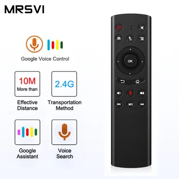 

G20S Voice Remote Control 2.4G Wireless Air Mouse Microphone Gyroscope IR Learning for Android tv box T9 H96 Max X96 mini
