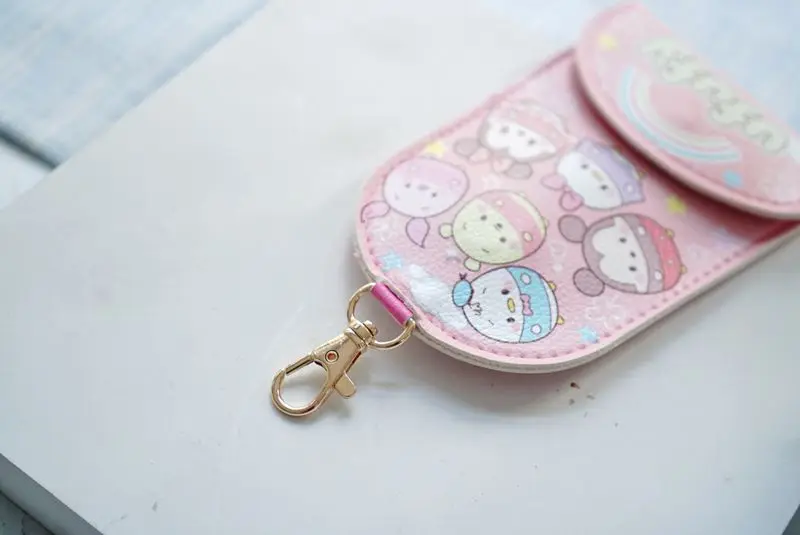 Мультяшный креативный защитный чехол для ключей My Melody Anpanman Cinnamoroll Snoopy Doraemon Stitch, чехол для карт, водонепроницаемый чехол-держатель из искусственной кожи