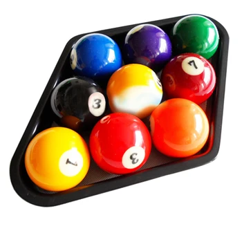 

Durable Billiards 9 Ball Pool Table Triangle Rack Heavy Duty Black Plastic Balls Diamond Rack US#V