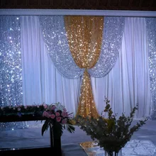Свадебная фата 3 м x 6 м фон, украшение для свадьбы, свадебные золотые сцена, задний план, занавес для заднего фона