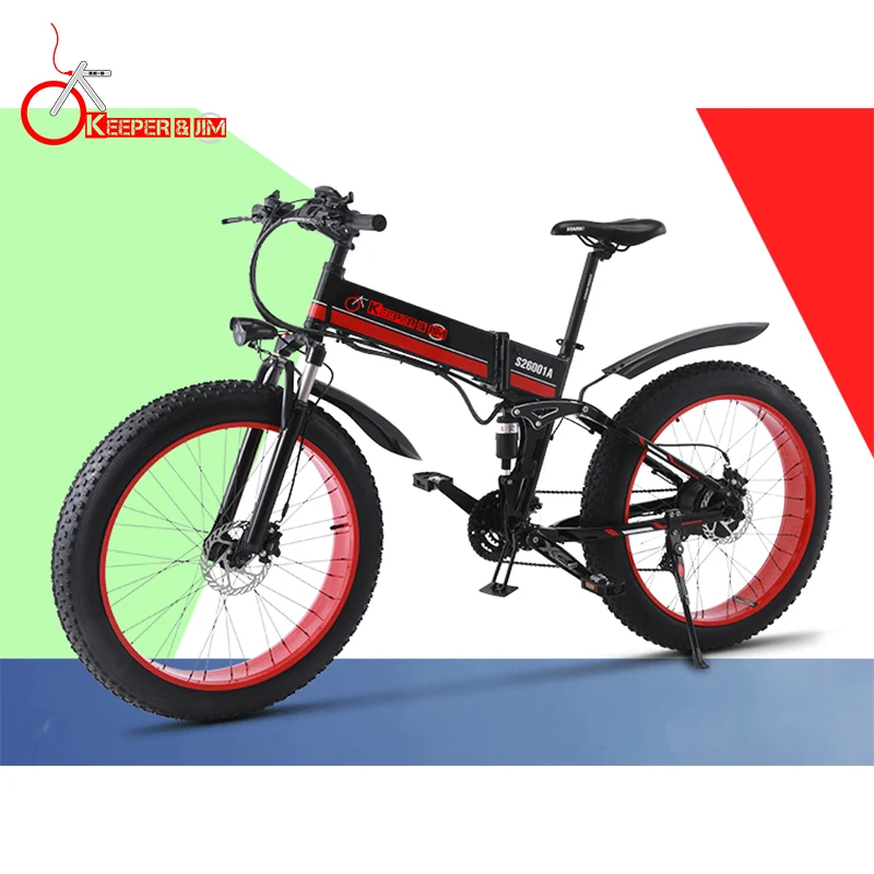 KX01 Oil brake 26 inch mountain bike lithium battery electric bicycle disc brake booster disc brakes 1000W eBike