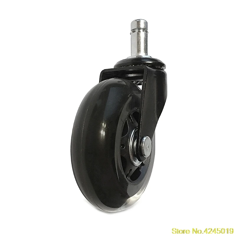 

2018 High quality Universal 3" PU Rollerblade Style Office Chair Wheels Replacement Rolling Caster