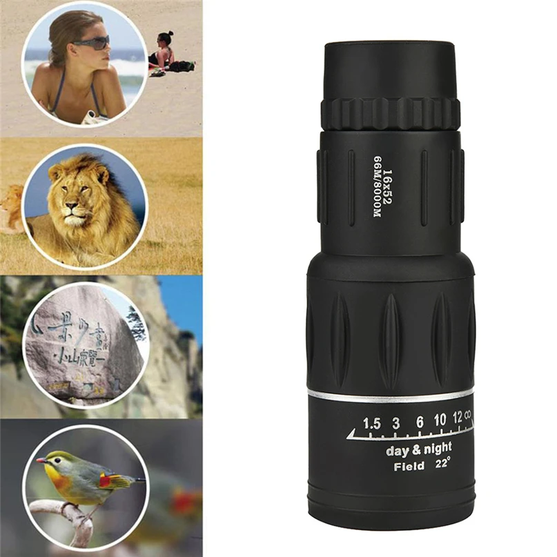 New Camping equipment Seiko Telescope Super High Power 16X52 Portable HD OPTICS Night Vision Monocular Telescope #4DC10 (14)