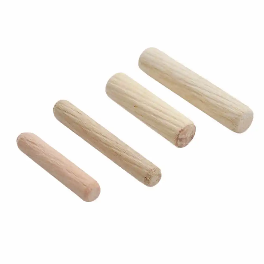 Buy 50pcs/pack Quality 3 in 1 Twist Groove Wood Dowel