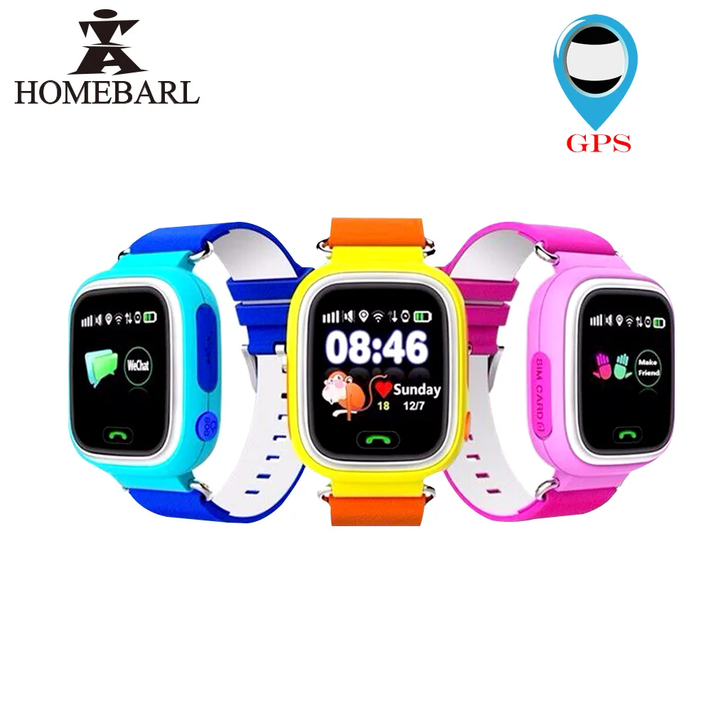 GPS Smart Watch Baby Batch Q90 With Wifi Touch Screen SOS Call Location Device Tracker For Kid Safe Anti-Lost Monitor PK Q80 Q60