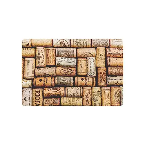 Us 16 1 34 Off Anti Slip Door Mat Home Decor Wine Corks Indoor Outdoor Entrance Doormat Rubber In Mat From Home Garden On Aliexpress