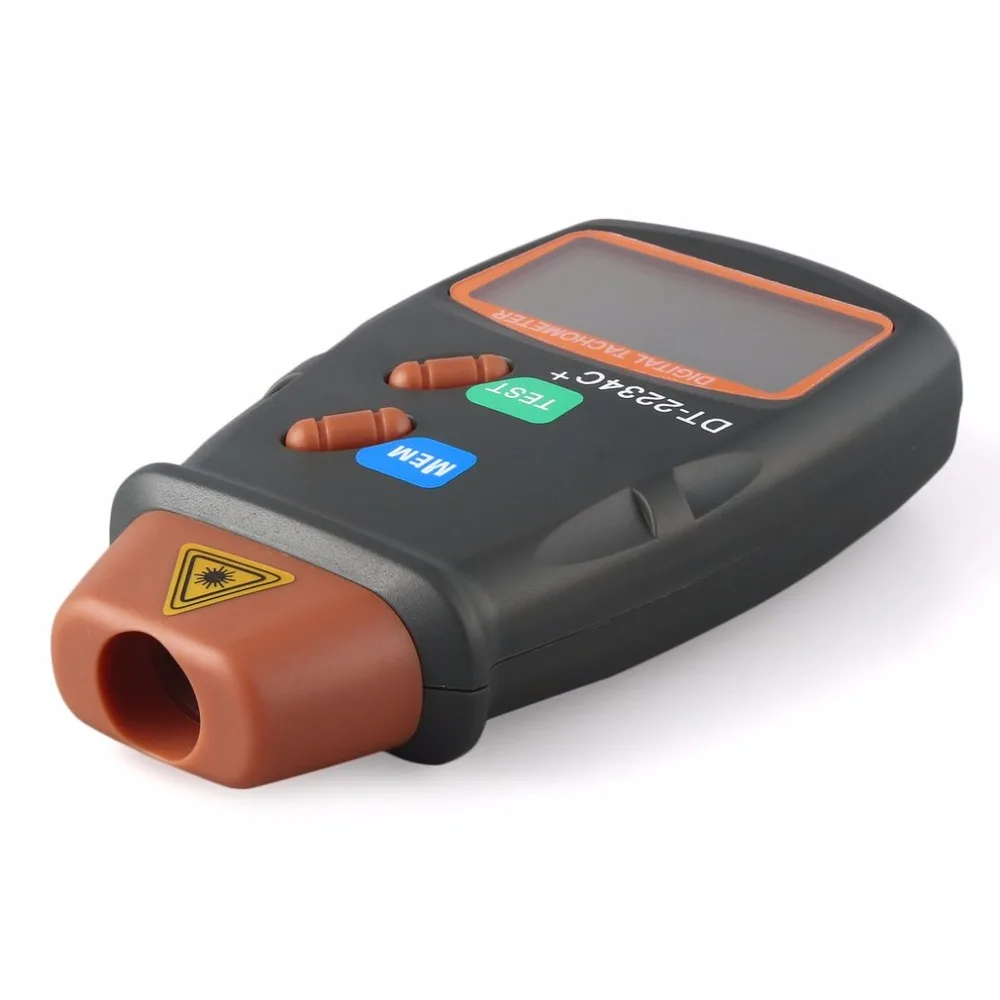 Tachometer gauge engine tachometer tachometer meter Digital Laser Tachometer RPM Meter Non-Contact Motor Lathe Speed Gauge Revolution Spin Photo Tachometer Speed Gauge