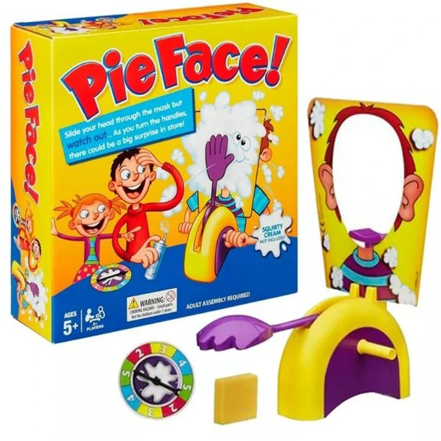 Pie Face Game Whipped Cream Family Board Game Kids Ages 5 And Up