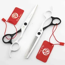 543#6 ''бренд фиолетовый дракон Высший сорт парикмахерских ножниц 440C 62HRC парикмахерские режущие ножницы для раскроя ножницы парикмахерские ножницы