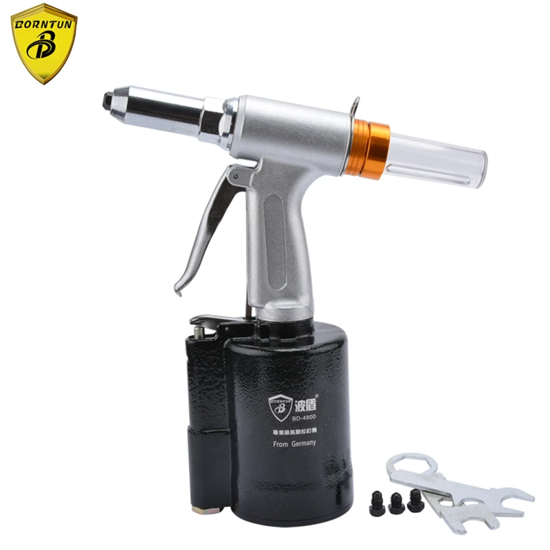

Borntun Pneumatic Air Riveter Riveting Pull Pliers Gun for Rivets 2.4mm 3.2mm 4.0mm 4.8mm Industrial Air Riveters Pulling Puller