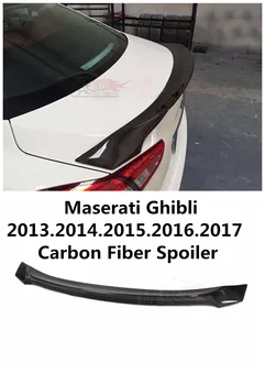 

Carbon Fiber Spoiler For Maserati Ghibli 2013.2014.2015.2016.2017 High Quality Wing Spoilers Trunk Lid Diffuser Modification