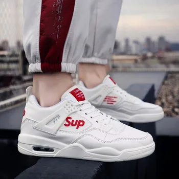

New fashion Korean version sports and leisure shoes spring men's air cushion 100-lap comfortable board shoes