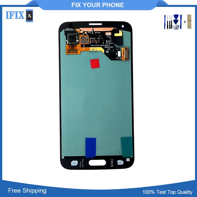 

For Samsung S5 LCD Display Touch Screen Digitizer SM-G900M SM-G900F G900A LCD Complete + Tools