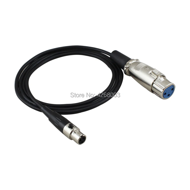 Высококачественный 3pin Mini XLR для женщин Женский кабель ПК Миксер наушников