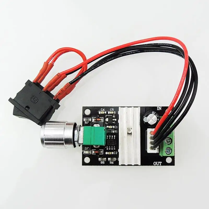 DC 6V 12V 24V 3A Motor Speed Controller PWM Speed Adjustable Reversible