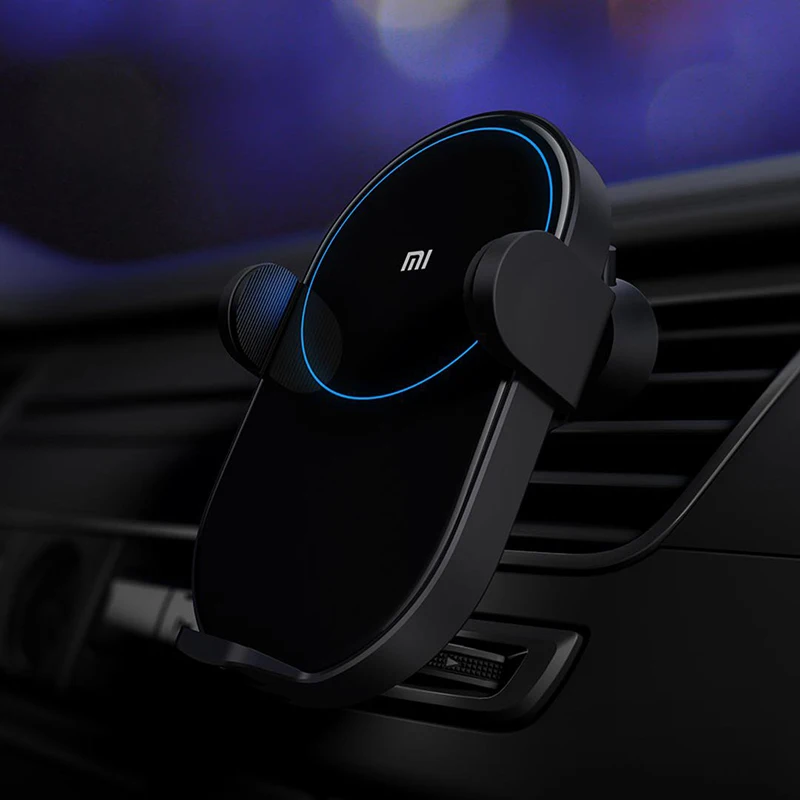 Беспроводное Автомобильное зарядное устройство Xiaomi, 20 Вт, Интеллектуальное Быстрое беспроводное зарядное устройство, автомобильный держатель телефона для MIX 2S MIX 3 Iphone X XR XS 8 Plus