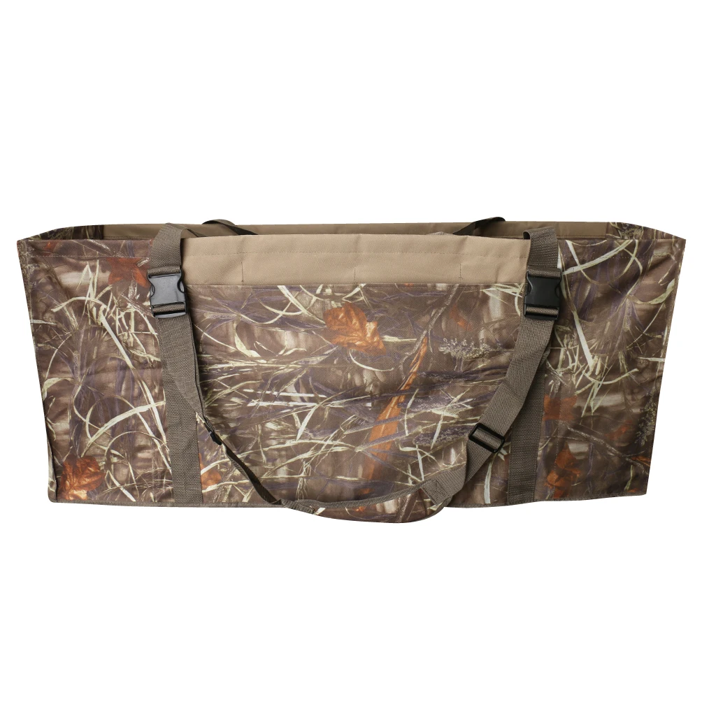 Lightweight Nylon Slotted Duck Decoy Bag With Adjustable Shoulder Strap&nbsp; Camo 109 x 36 x 49cm for Hunting