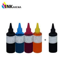 INKARENA, 5 бутылок, 100 мл, сменный набор чернил для принтера hp, для Epson, для Canon, для Brother, для Dell, струйный СНПЧ-картридж