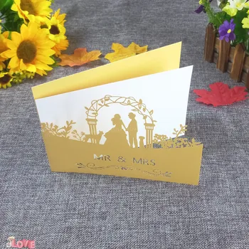 

29pc Wedding Invitation Card Laser Cut Rose Love Heart Greeting Card Customize With Ribbon Wedding Party Supplies Wedding Decor5