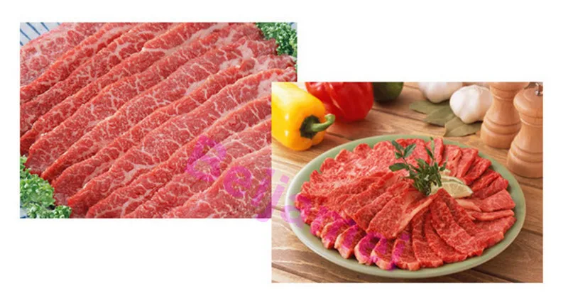 BEIJAMEI Настольный тип из нержавеющей стали Электрический слайсер для свежего мяса промышленная ломтерезка для мяса резки мясорубка