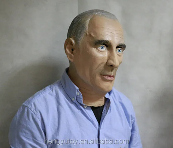 latex Russian President Vladimir Putin Mask for Funny Halloween Costume
