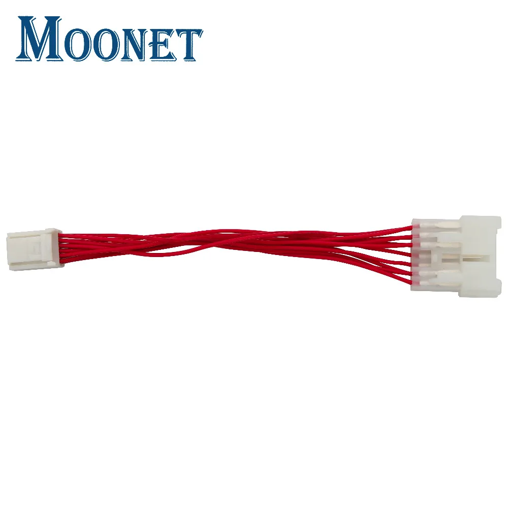Moonet AUX кабель 6+ 6 pin изменить на 5+ 7 pin Разъем конвертер для Toyota AUX адаптер QX494