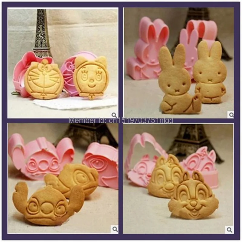 Cartoon Baking Mould Biscuit Mould Cookie Cutter 3...